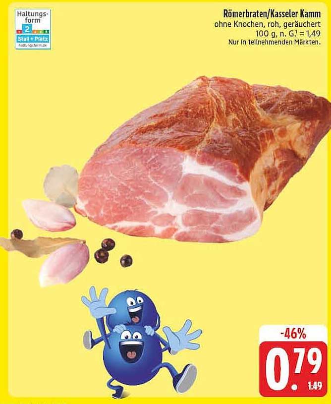 Römerbraten/Kasseler Kamm
