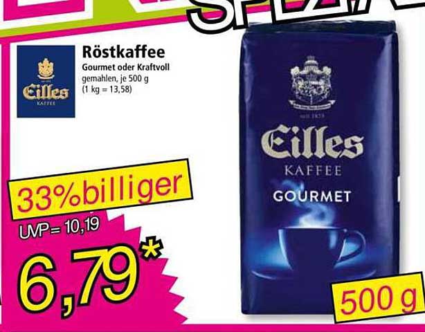 Röstkaffee Gourmet oder Kraftvoll gemahlen, je 500 g