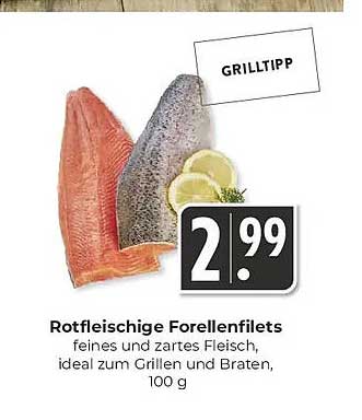 Rotfleischige Forellenfilets