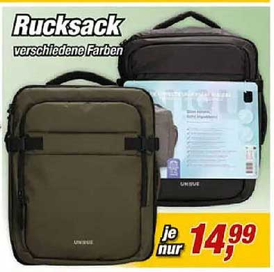 Rucksack verschiedene Farben