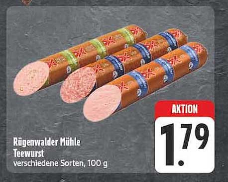 Rügenwalder Mühle Teewurst verschiedene Sorten, 100 g