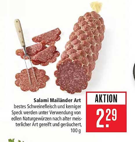 Salami Mailänder Art