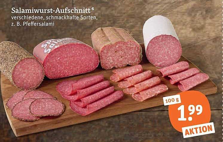 Salamiwurst-Aufschnitt