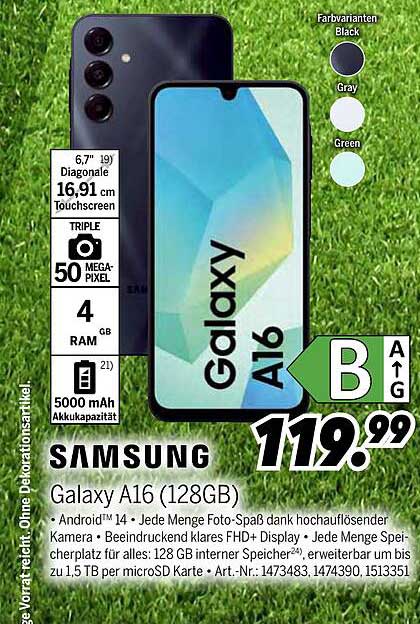 Samsung Galaxy A16 (128GB)