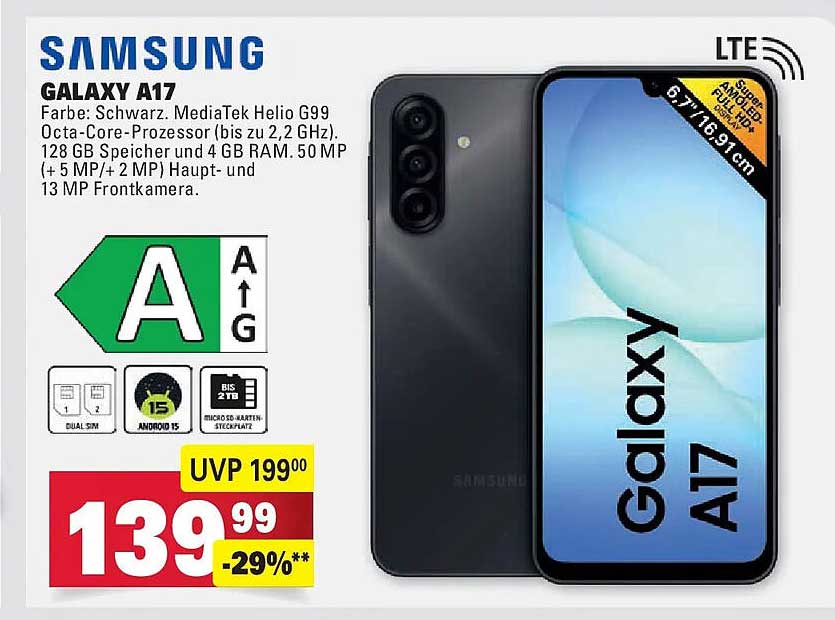 SAMSUNG GALAXY A17