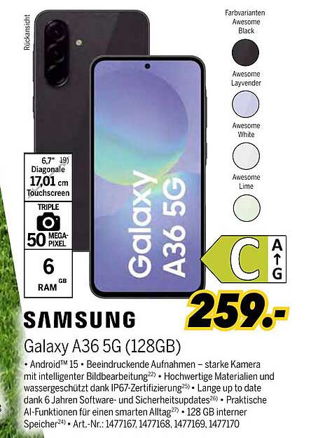 Samsung Galaxy A36 5G (128GB)
