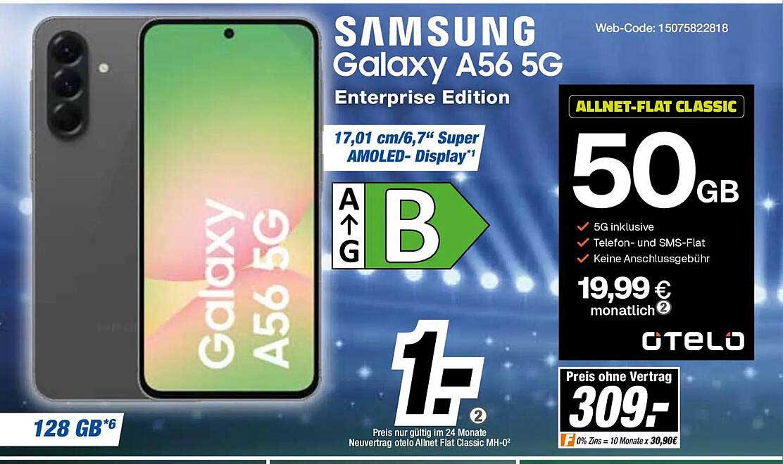 SAMSUNG Galaxy A56 5G Enterprise Edition