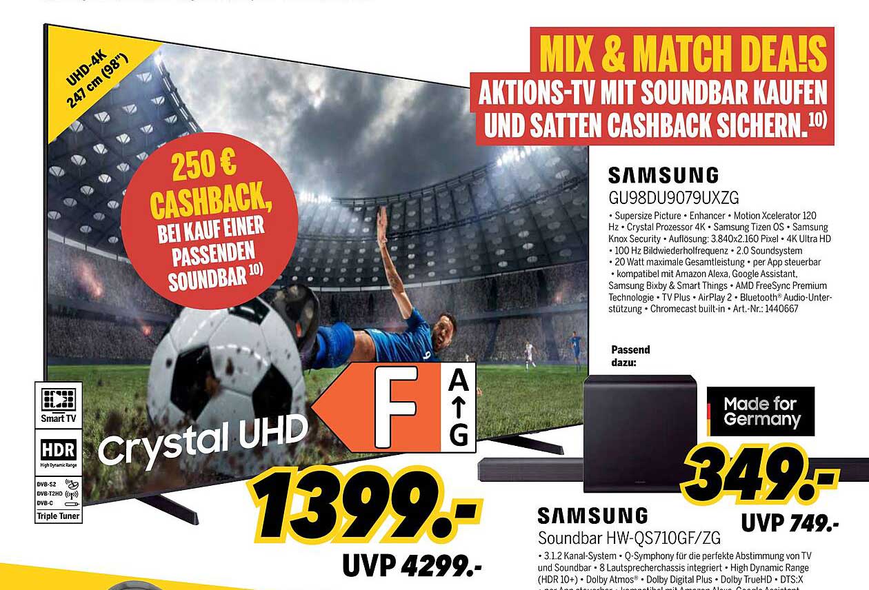 Samsung GU98DU9079UXZG