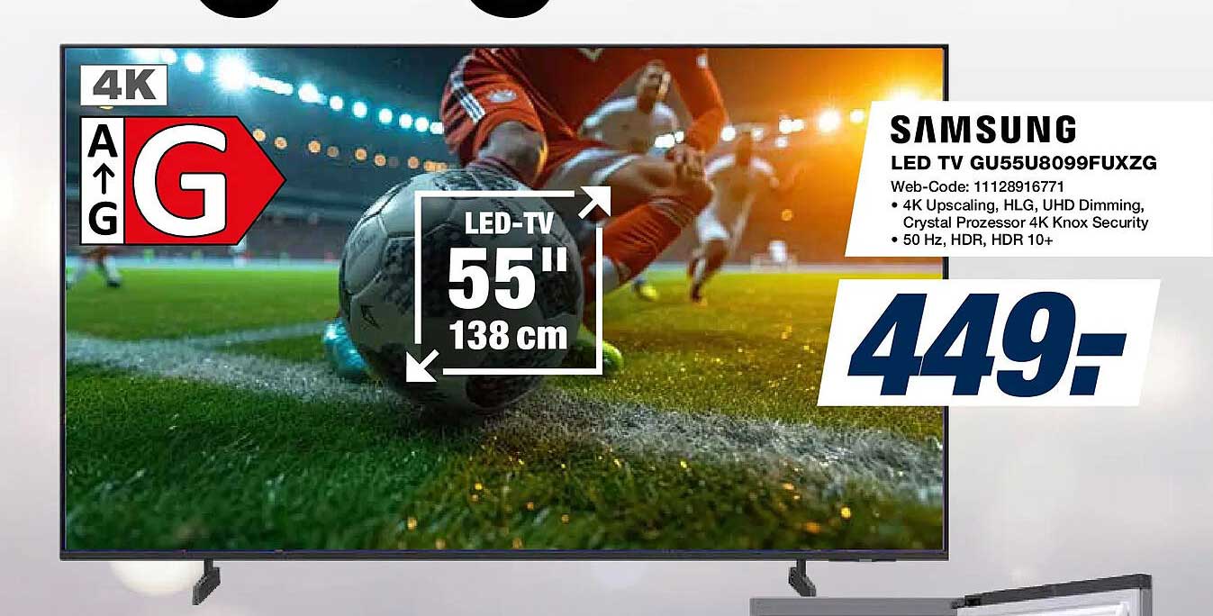 SAMSUNG LED TV GU55U8099FUXZG