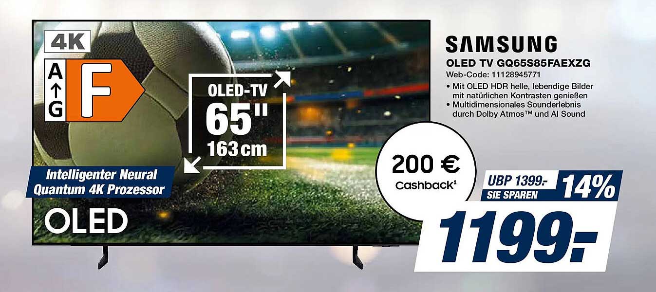 SAMSUNG OLED TV GQ65S85FAEXZG