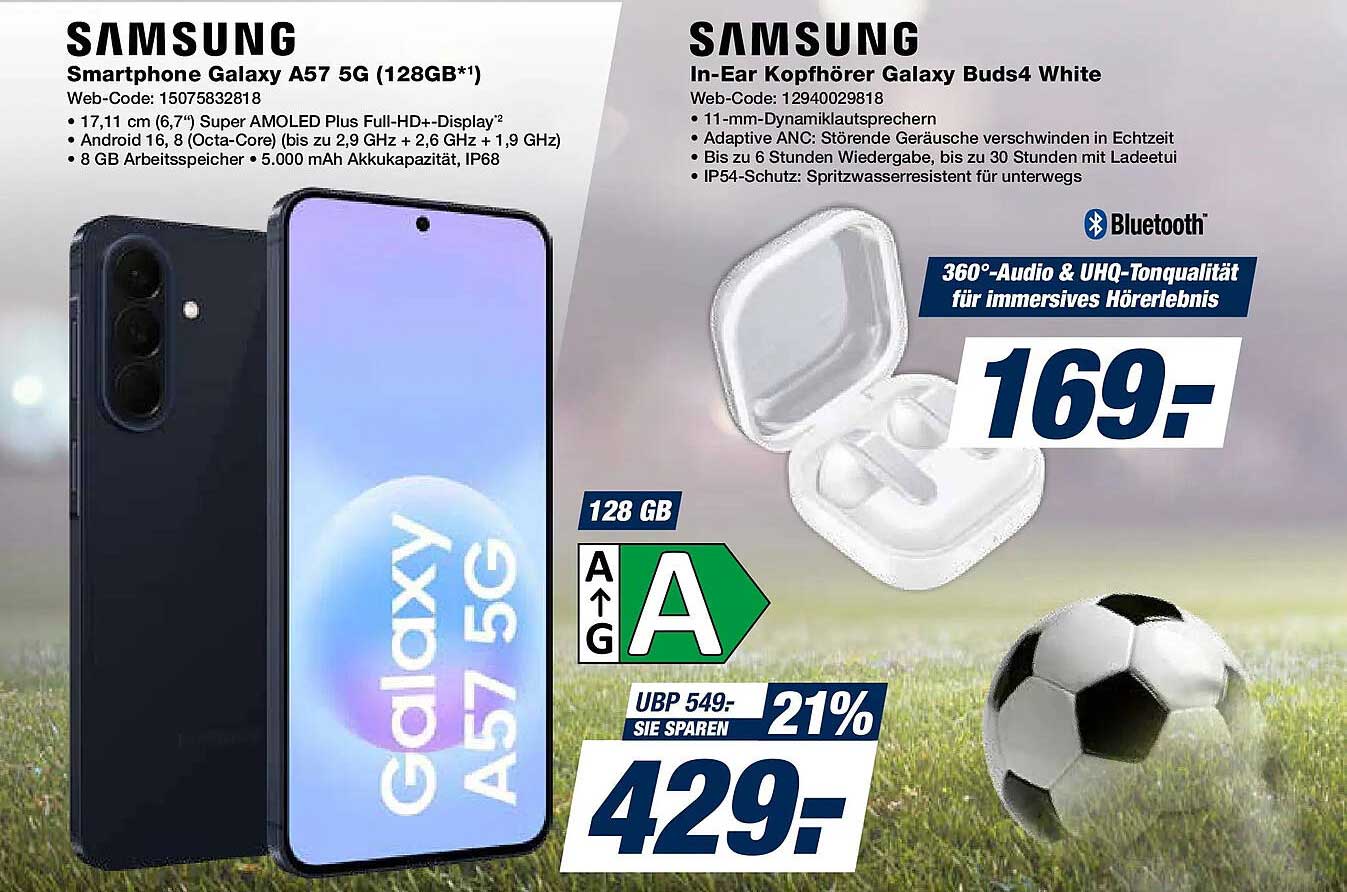 Samsung Smartphone Galaxy A57 5G (128GB*1)