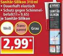 Sanitär-Silikon 310ml