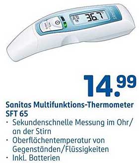Sanitas Multifunktions-Thermometer SFT 65