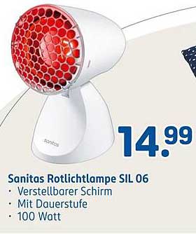 Sanitas Rotlichtlampe SIL 06