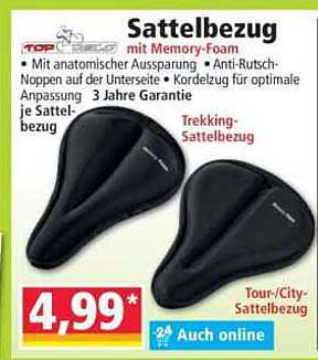 Sattelbezug mit Memory-Foam
