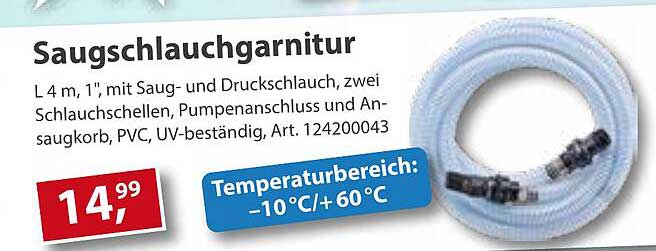 Saugschlauchgarnitur