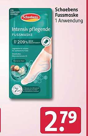 Schaebens Fussmaske 1 Anwendung