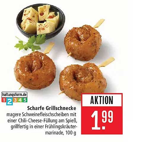 Scharfe Grillschnecke