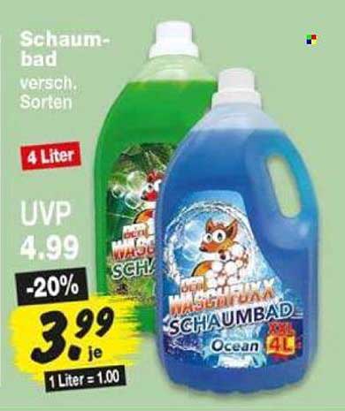 Schaum-bad versch. Sorten
