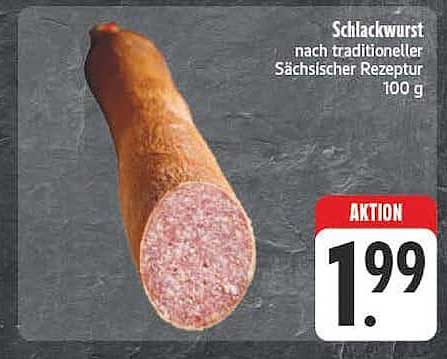 Schlackwurst nach traditioneller Sächsischer Rezeptur 100 g