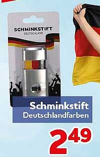 Schminkstift Deutschlandfarben