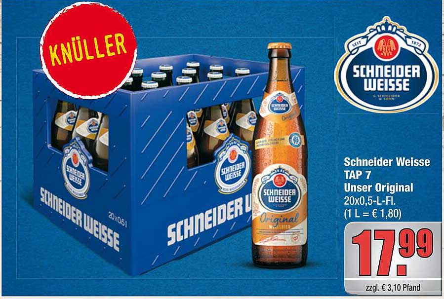 Schneider Weisse TAP 7 Unser Original 20x0,5-L-Fl.
