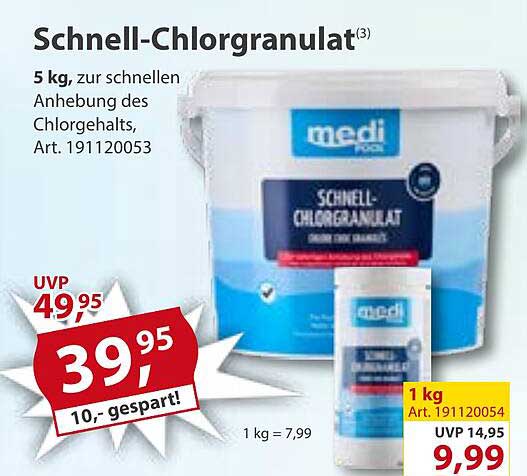 Schnell-Chlorgranulat