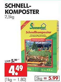 SCHNELL-KOMPOSTER 2,5kg
