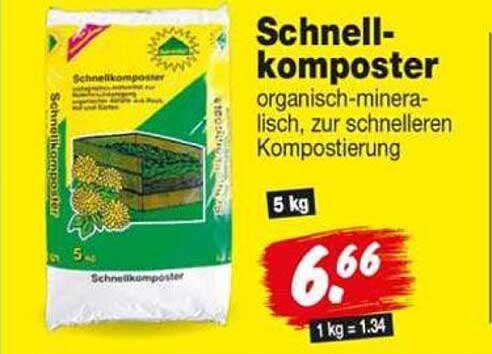 Schnell-komposter organisch-mineralisch, zur schnelleren Kompostierung