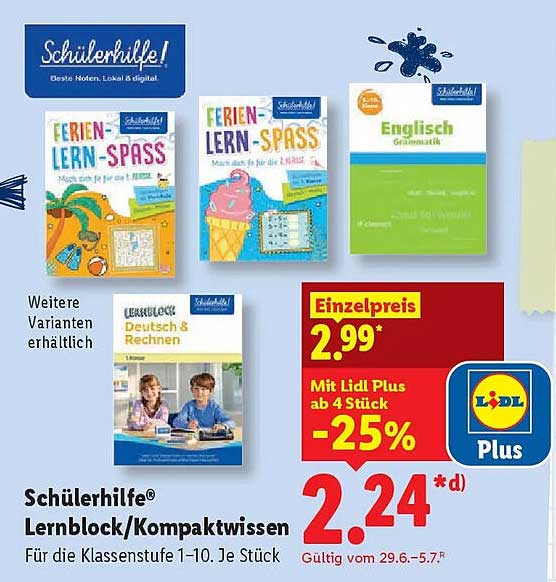 Schülerhilfe® Lernblock/Kompaktwissen