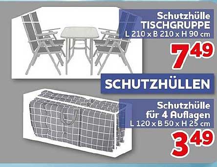 Schutzhülle TISCHGRUPPE