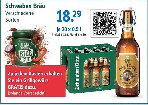 Schwaben Bräu Verschiedene Sorten