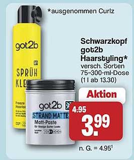 Schwarzkopf got2b Haarstyling*