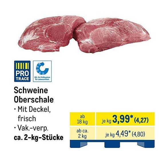 Schweine Oberschale