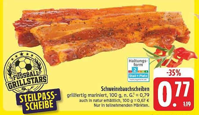 Schweinebauchscheiben