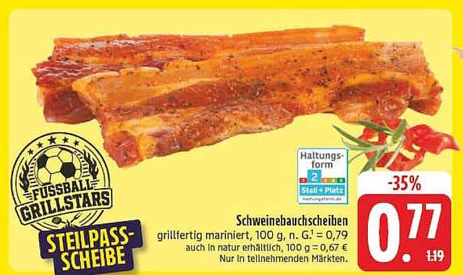 Schweinebauchscheiben