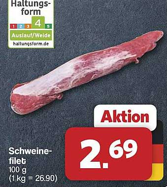 Schweinefilet 100 g (1 kg = 26.90)