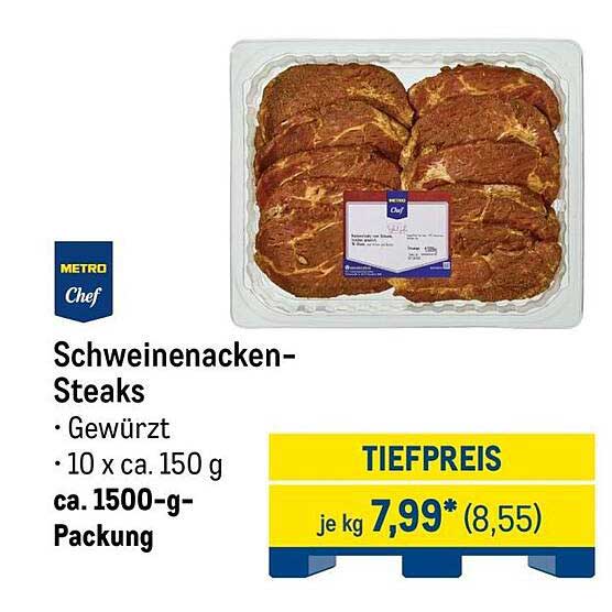 Schweinenacken-Steaks