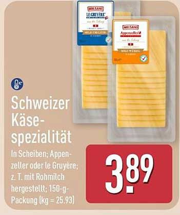 Schweizer Käse-Spezialität