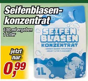Seifenblasen-konzentrat