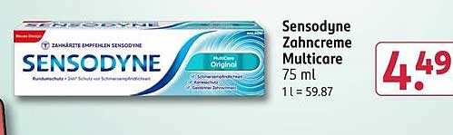 Sensodyne Zahnrcreme Multicare 75 ml