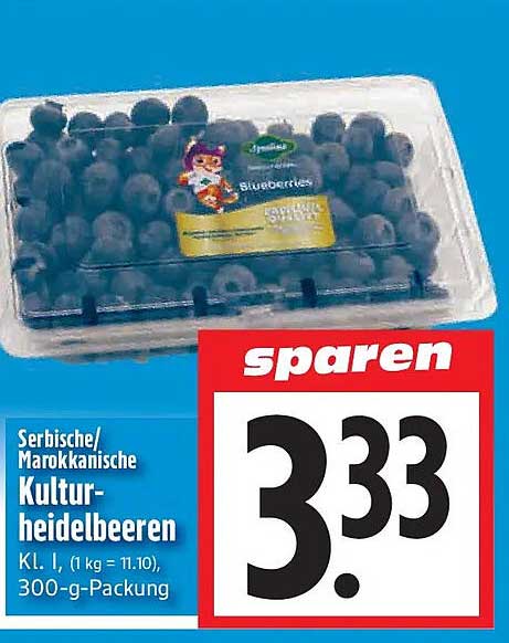 Serbische/Marokkanische Kulturheidelbeeren