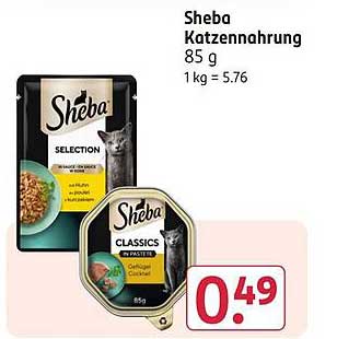 Sheba Katzennahrung 85 g