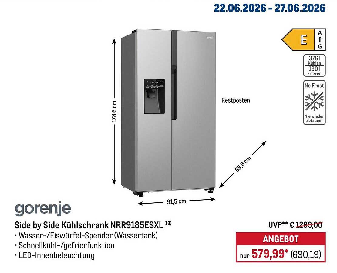 Side by Side Kühlschrank NRR9185ESXL