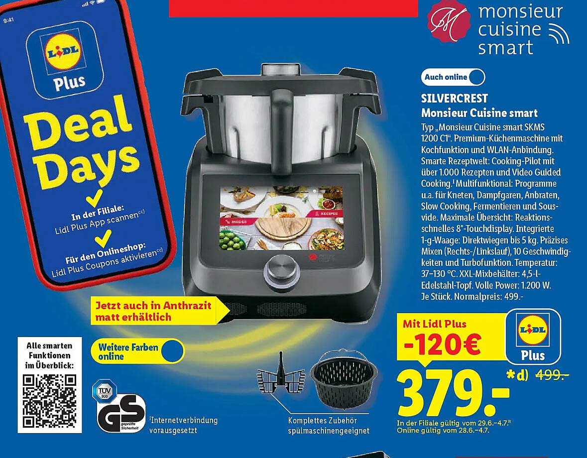 SILVERCREST Monsieur Cuisine smart