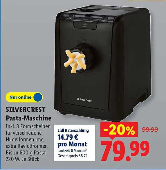 SILVERCREST Pasta-Maschine