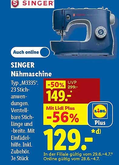 SINGER Nähmaschine