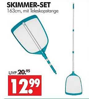 SKIMMER-SET 163cm, mit Teleskopstange