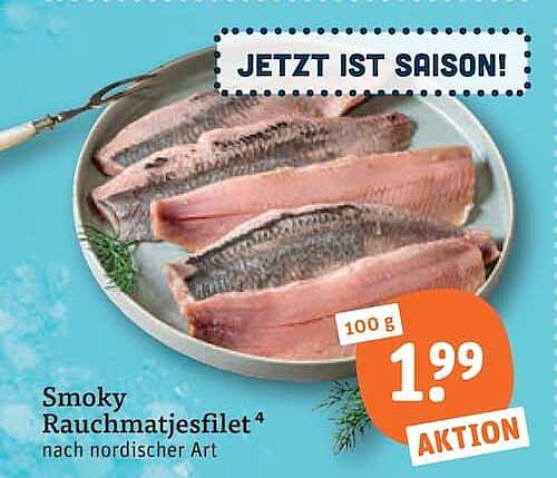 Smoky Rauchmatjesfilet⁴ nach nordischer Art