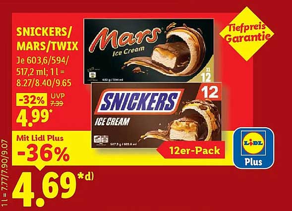 SNICKERS/ MARS/ TWIX